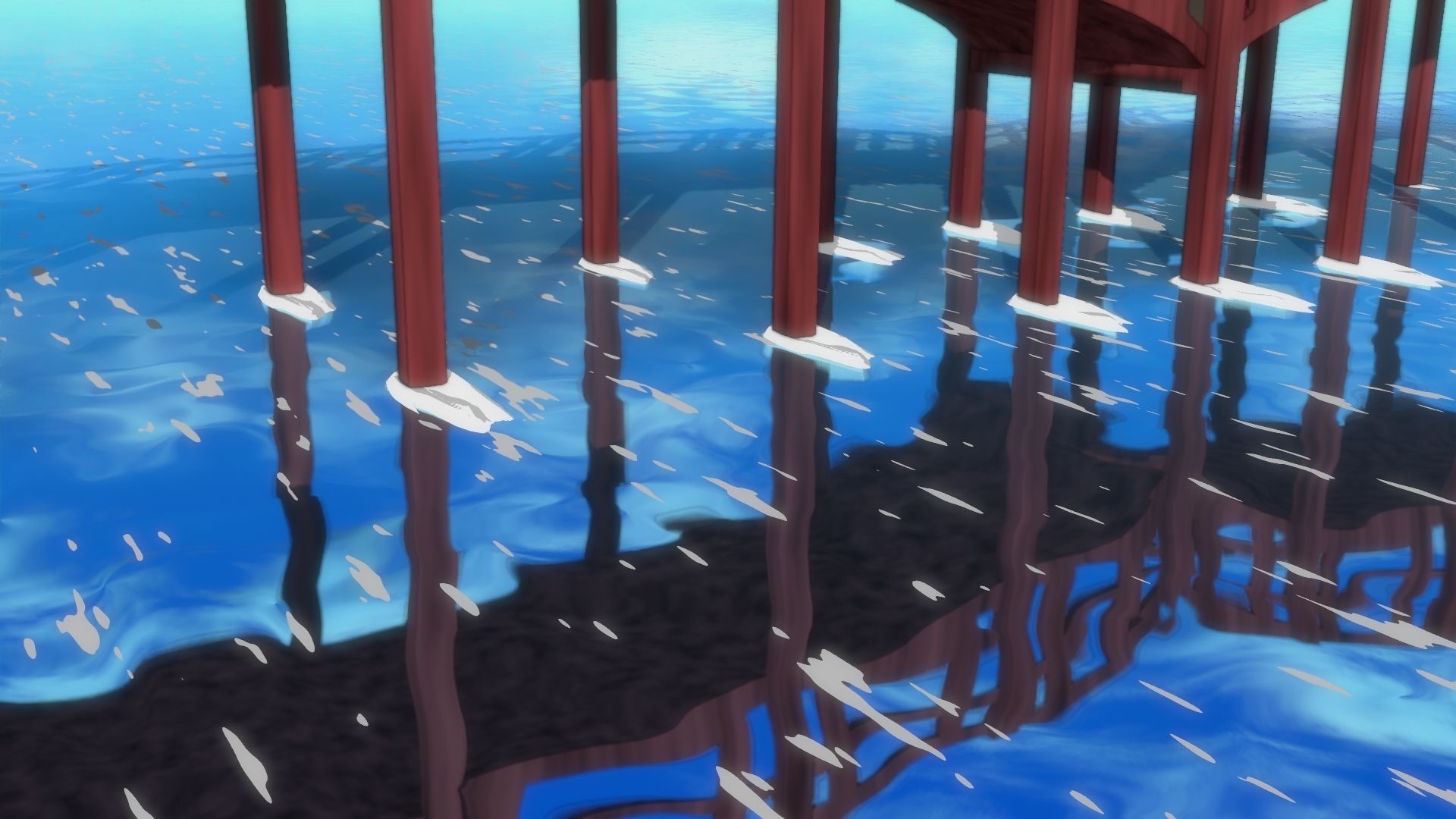 For Anime in Blender - Water Reflections 3D model_30