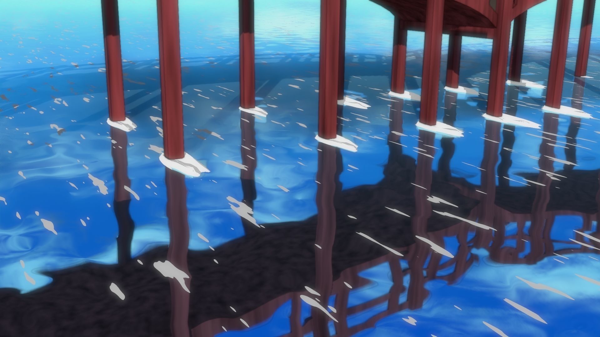 For Anime in Blender - Water Reflections 3D model_10