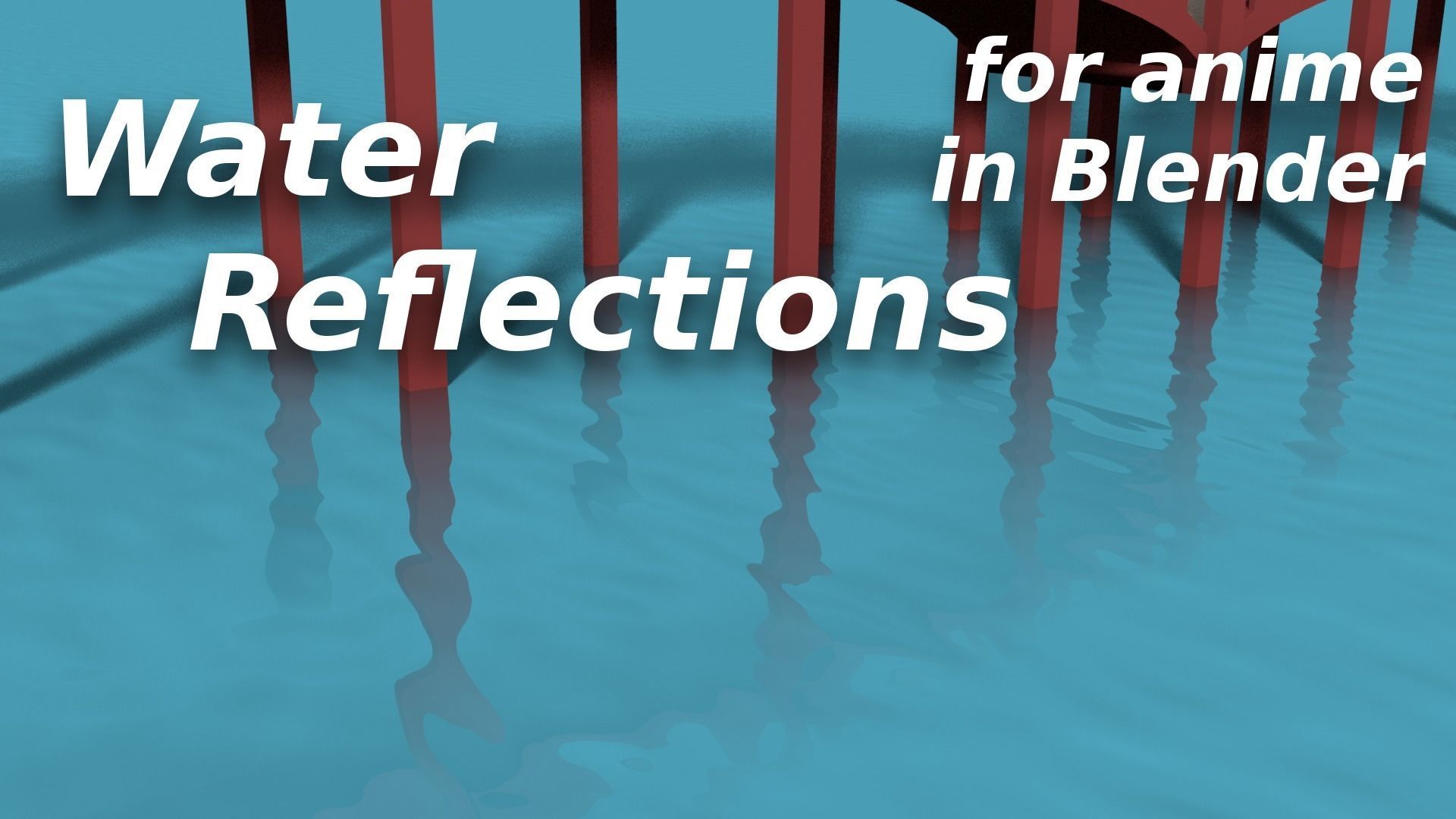 For Anime in Blender - Water Reflections 3D model_3