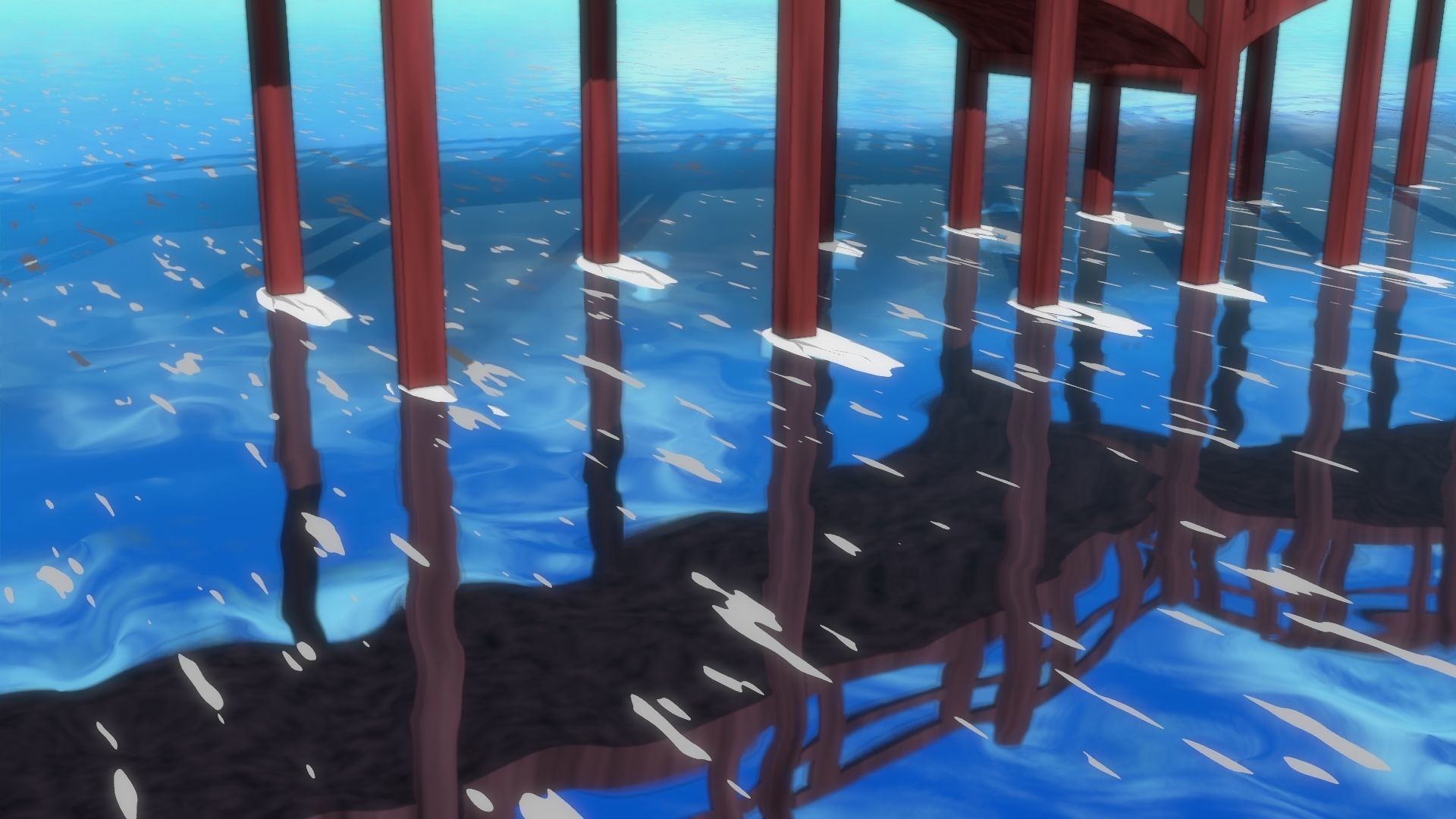 For Anime in Blender - Water Reflections 3D model_24