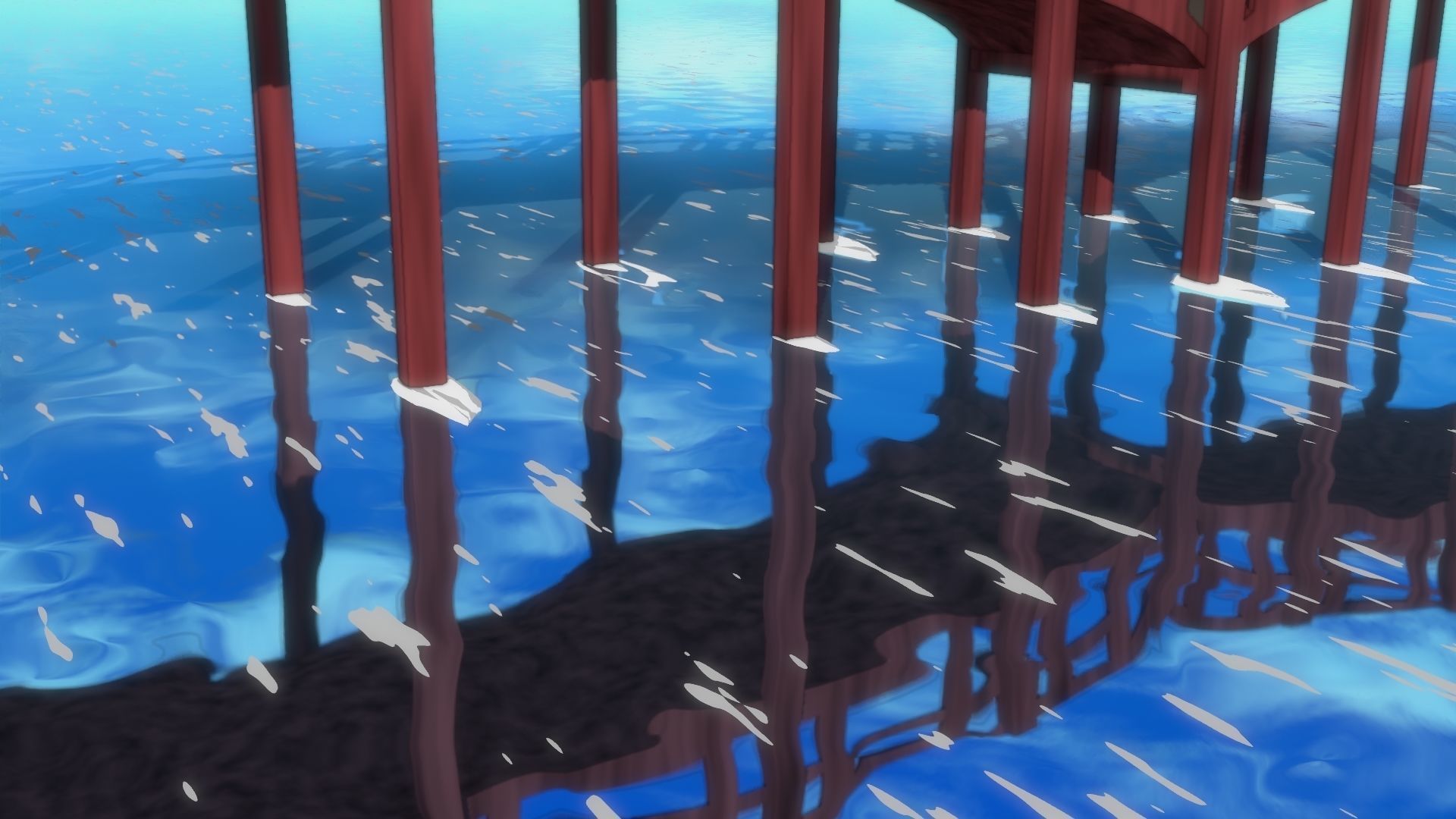 For Anime in Blender - Water Reflections 3D model_7