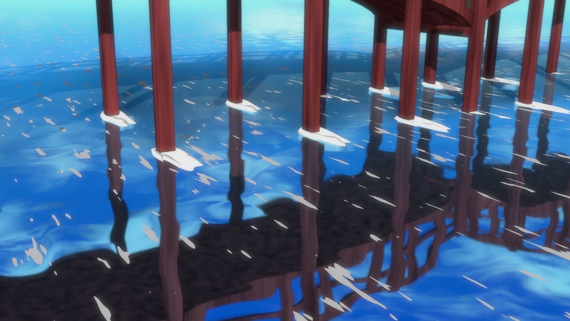 For Anime in Blender - Water Reflections 3D model_32