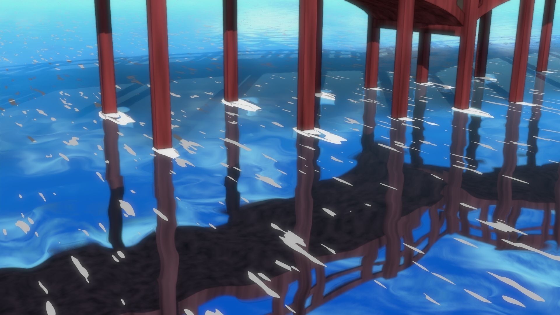 For Anime in Blender - Water Reflections 3D model_25