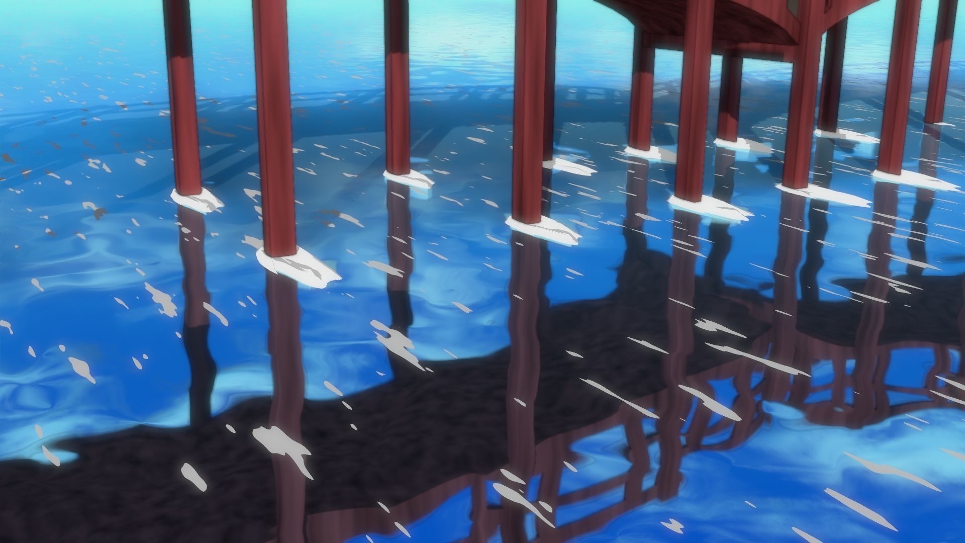 For Anime in Blender - Water Reflections 3D model_11