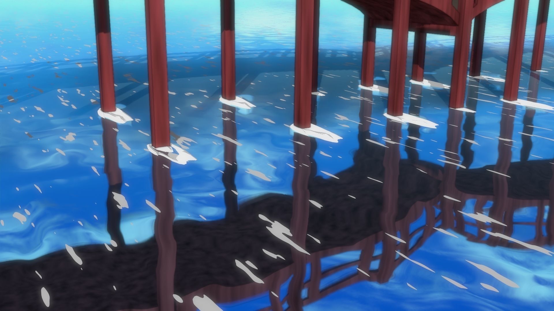 For Anime in Blender - Water Reflections 3D model_23