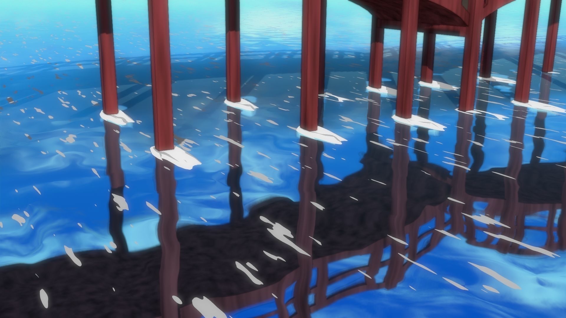 For Anime in Blender - Water Reflections 3D model_22