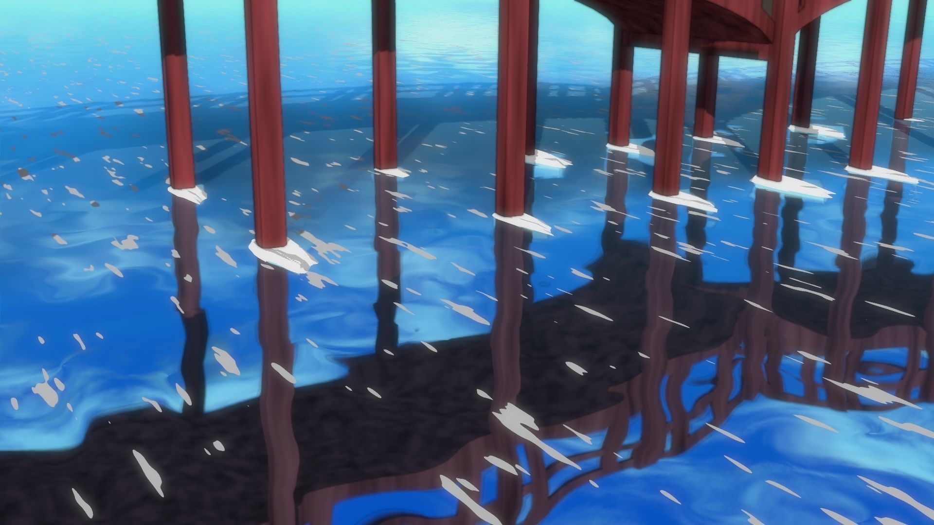 For Anime in Blender - Water Reflections 3D model_28