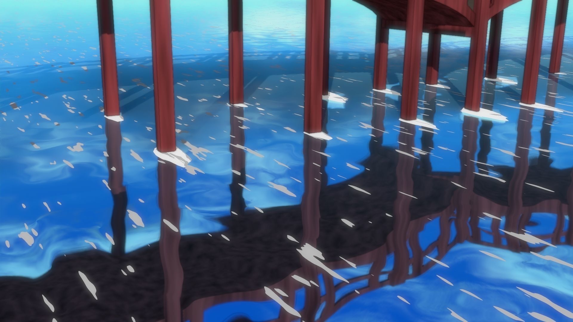 For Anime in Blender - Water Reflections 3D model_27