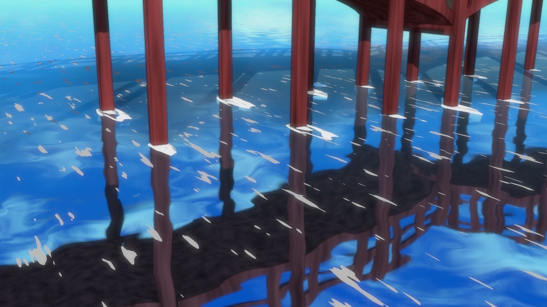 For Anime in Blender - Water Reflections 3D model_35