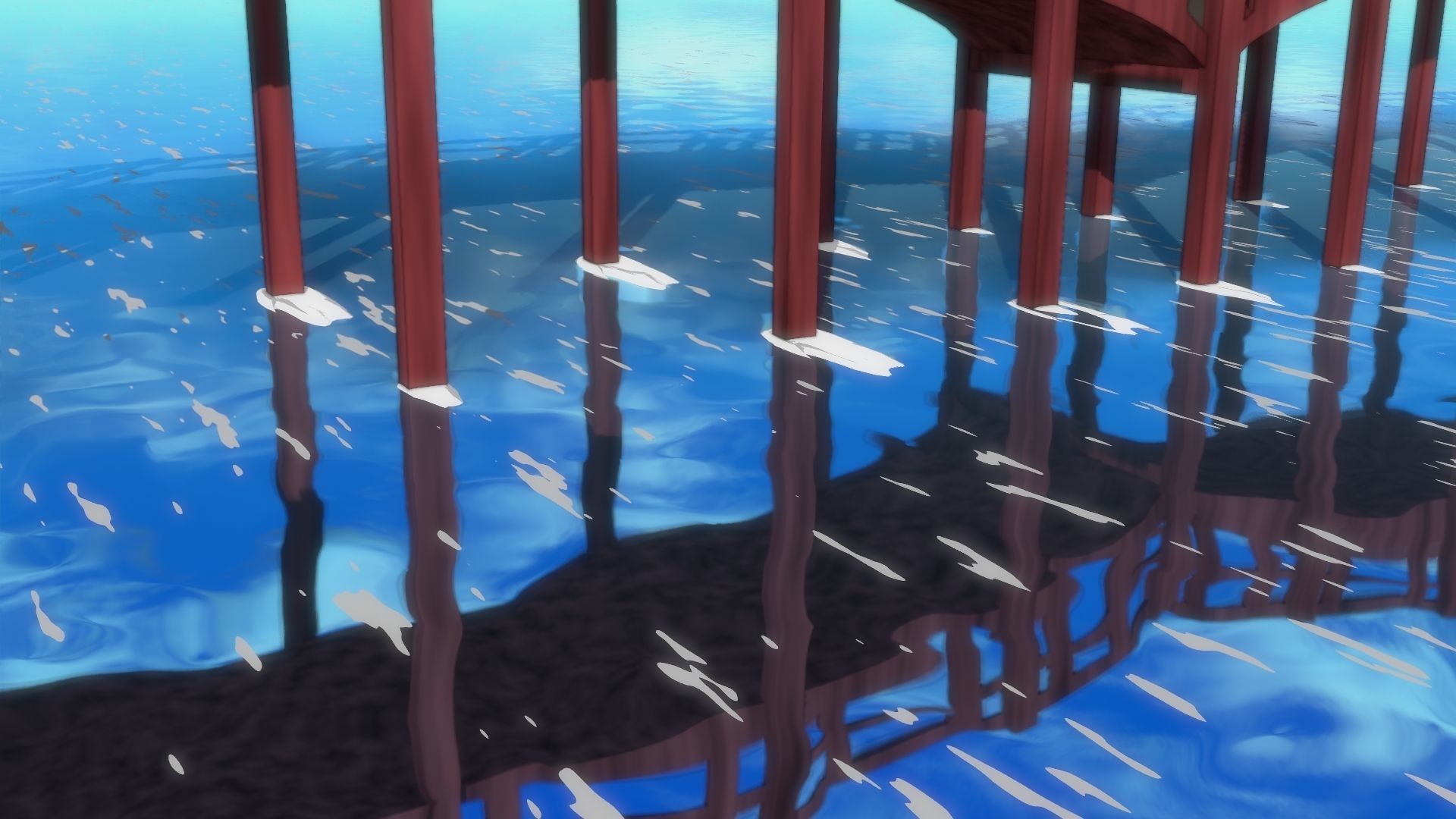For Anime in Blender - Water Reflections 3D model_5