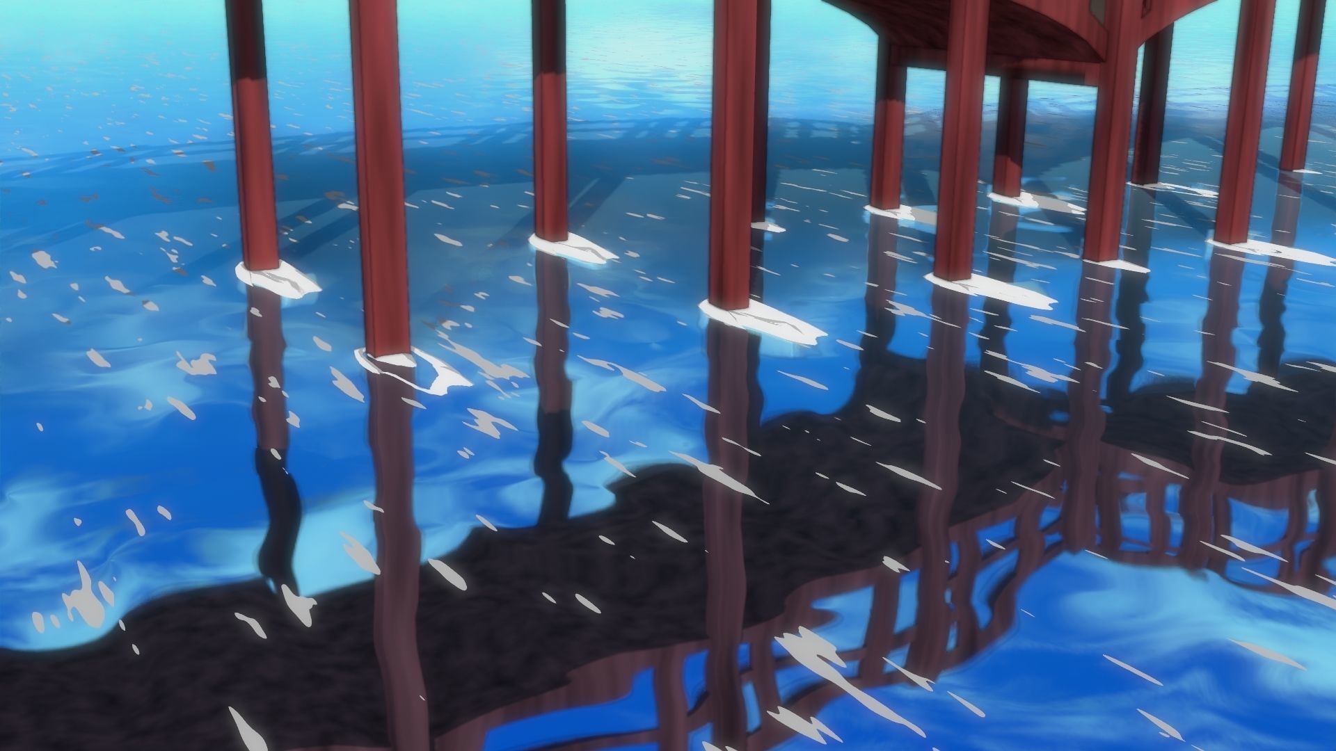 For Anime in Blender - Water Reflections 3D model_33