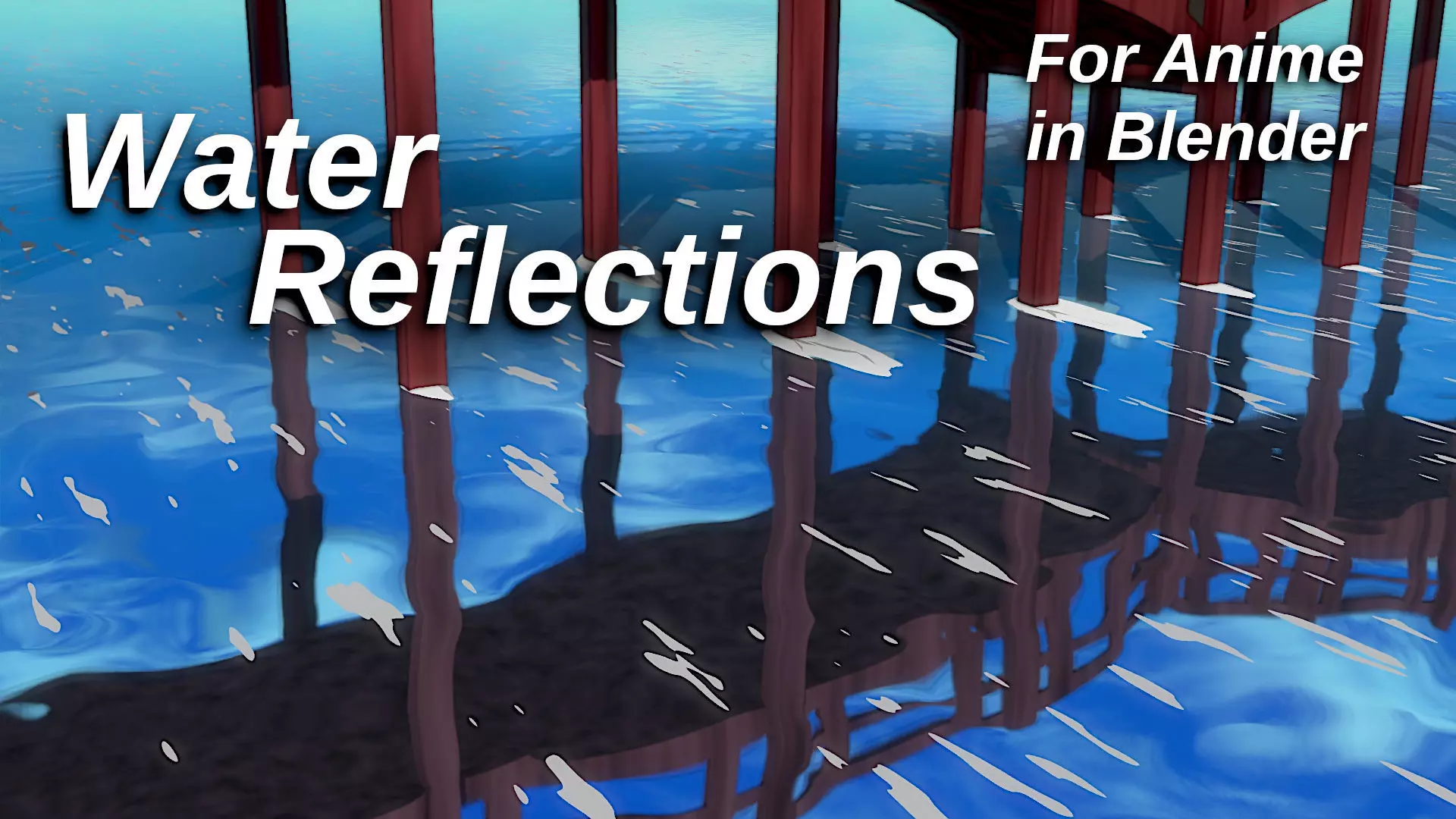 For Anime in Blender - Water Reflections 3D model_0