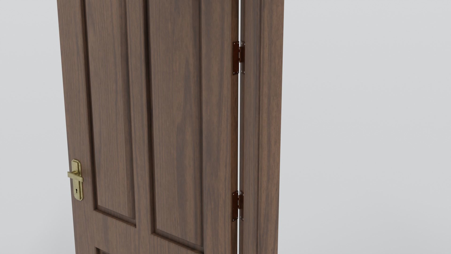 Wooden doors 3D Model Collection_7