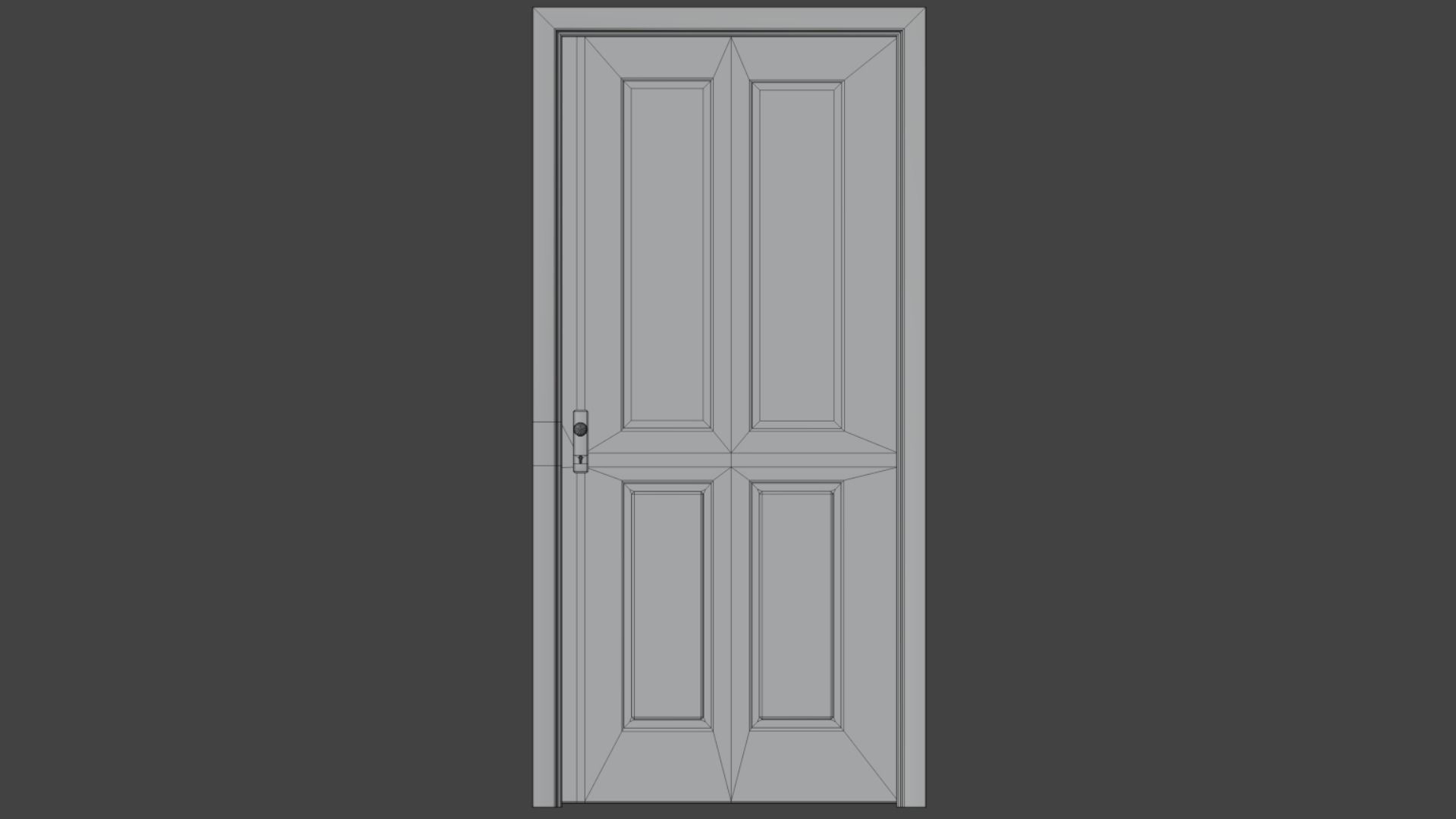 Wooden doors 3D Model Collection_18