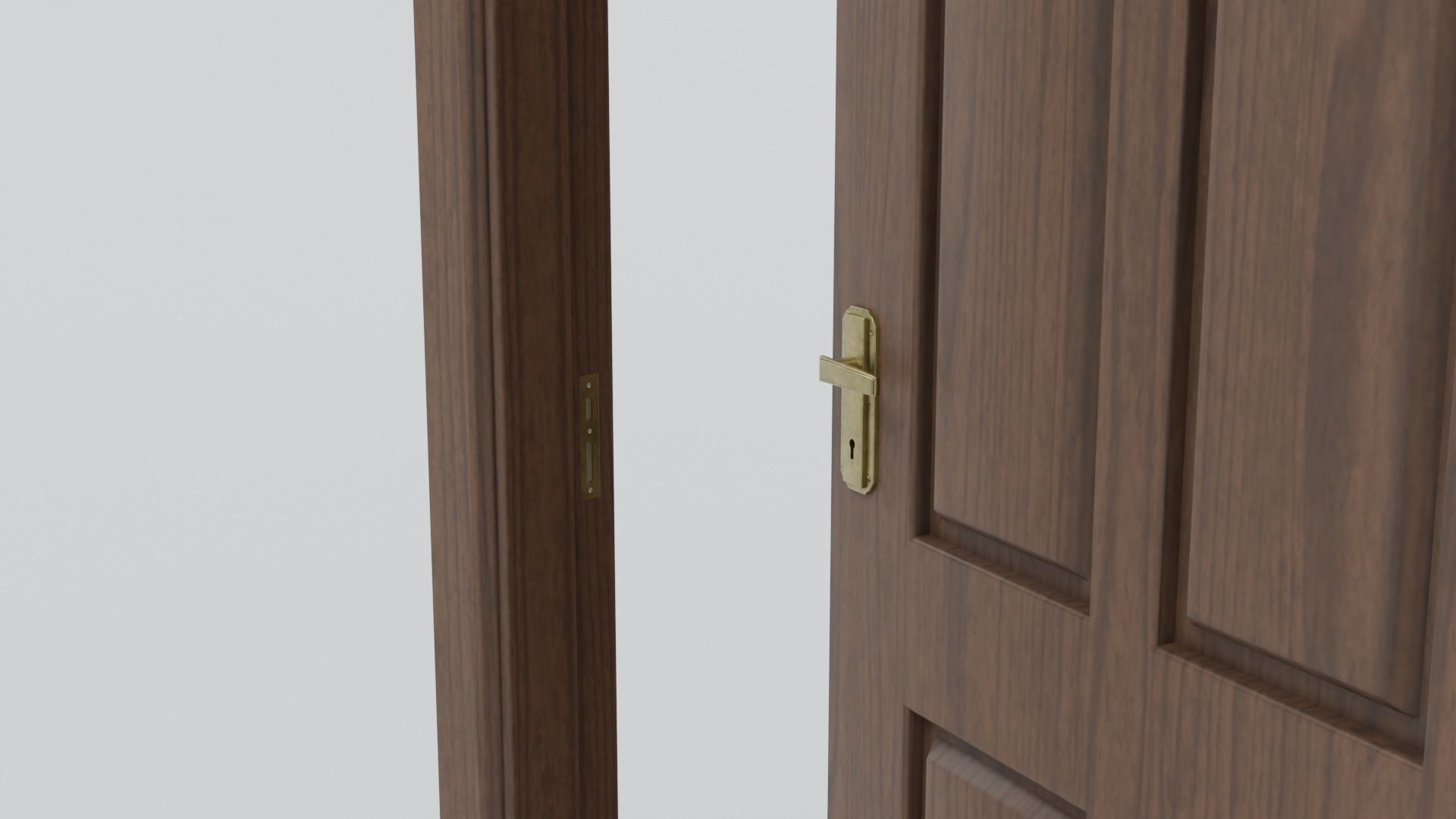 Wooden doors 3D Model Collection_6
