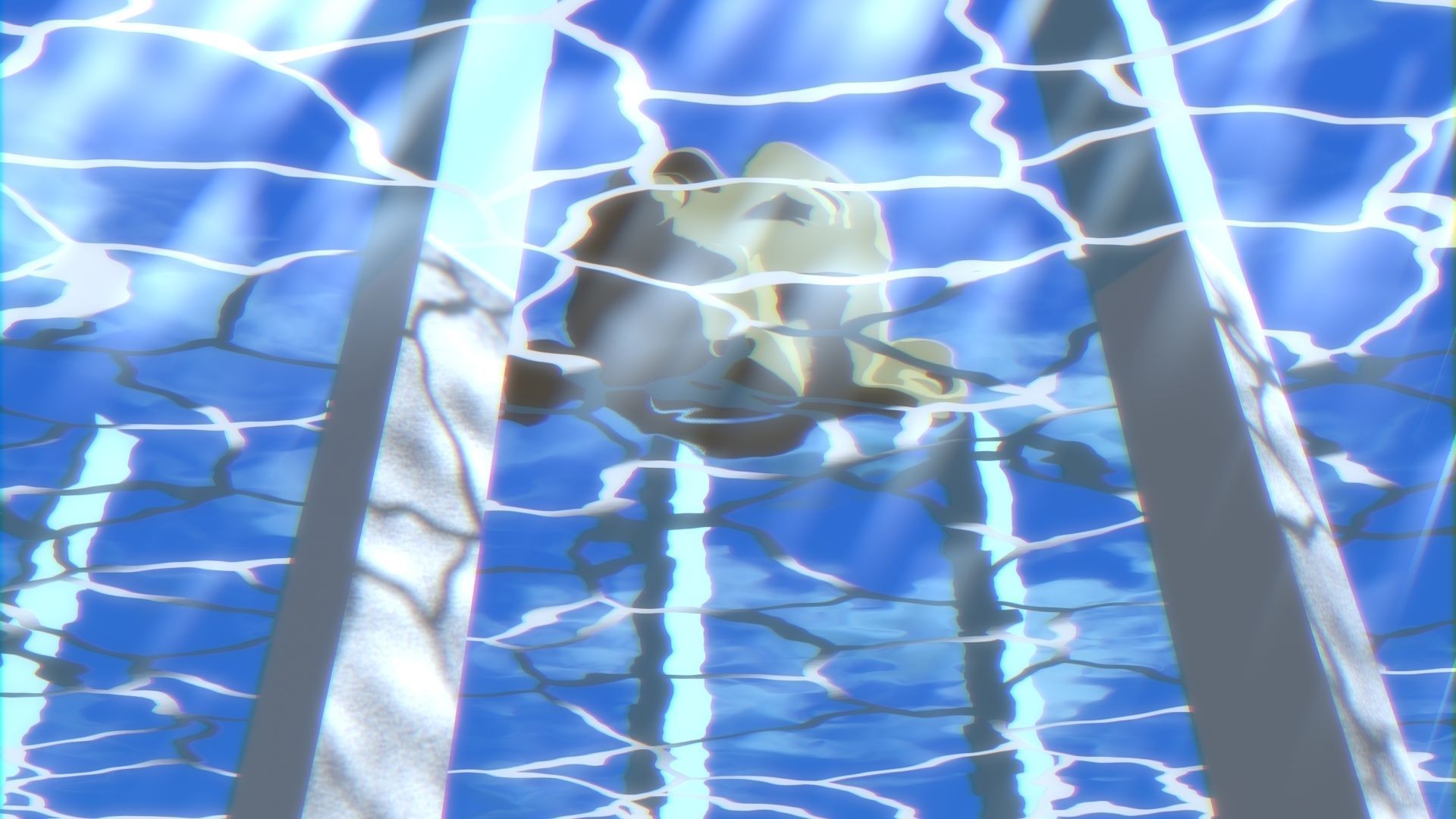 For Anime in Blender - Water Surface and Sun Rays 3D model_37