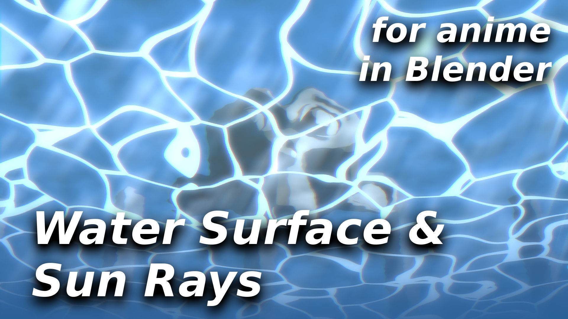 For Anime in Blender - Water Surface and Sun Rays 3D model_3