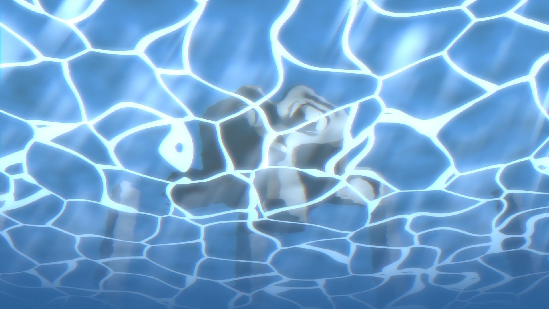 For Anime in Blender - Water Surface and Sun Rays 3D model_4