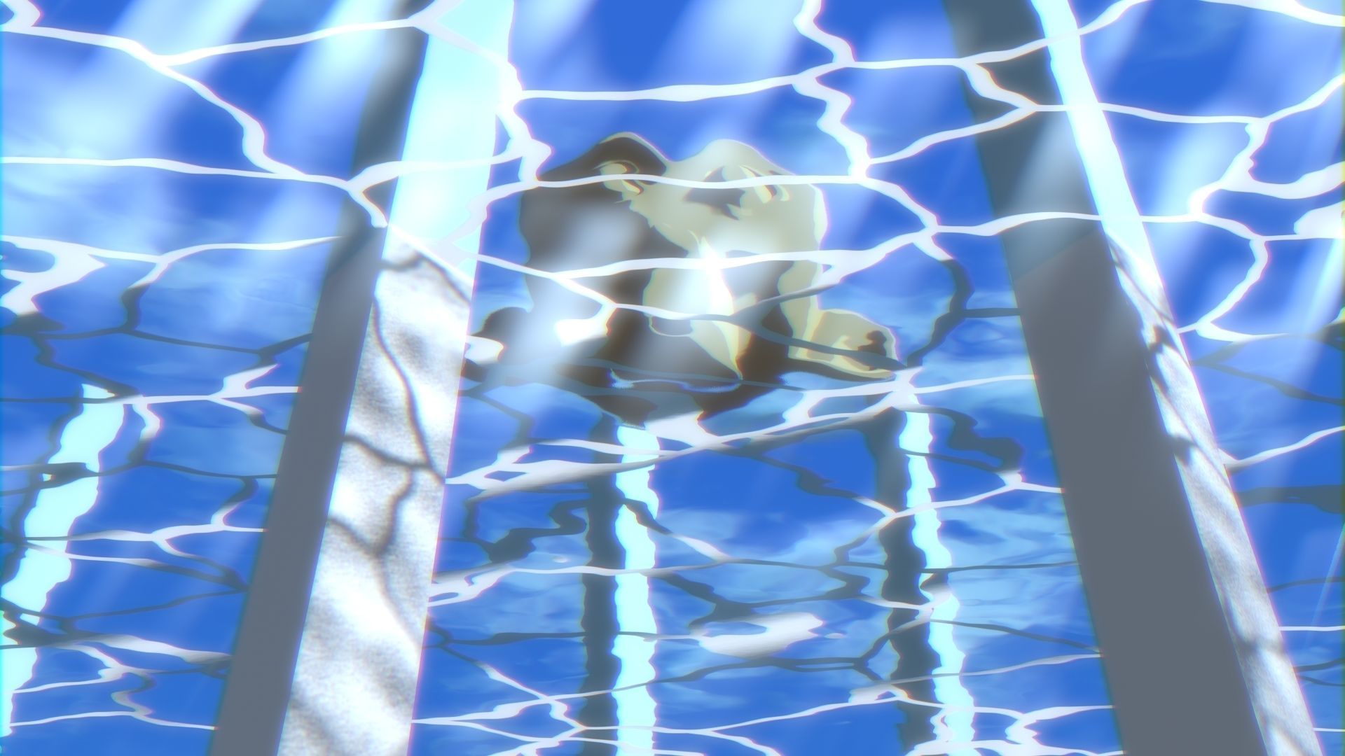 For Anime in Blender - Water Surface and Sun Rays 3D model_21