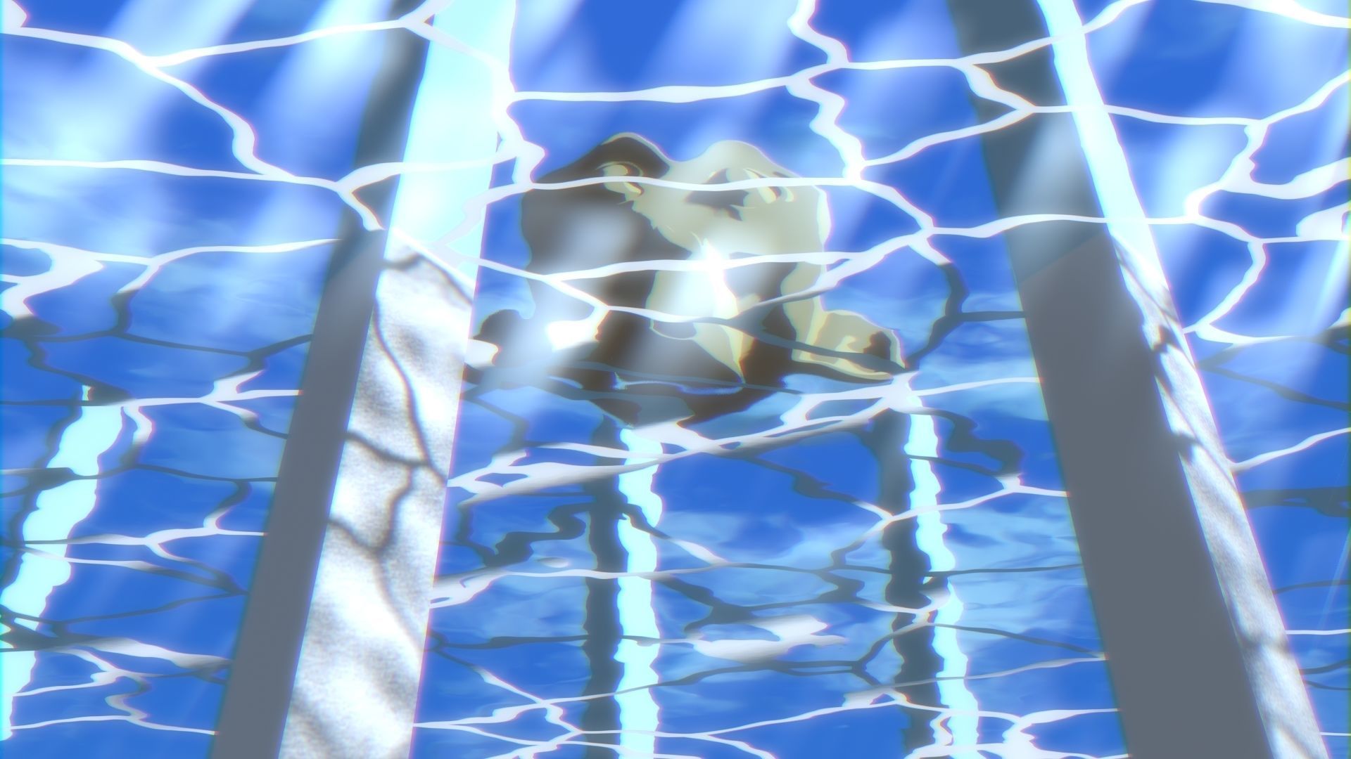 For Anime in Blender - Water Surface and Sun Rays 3D model_19