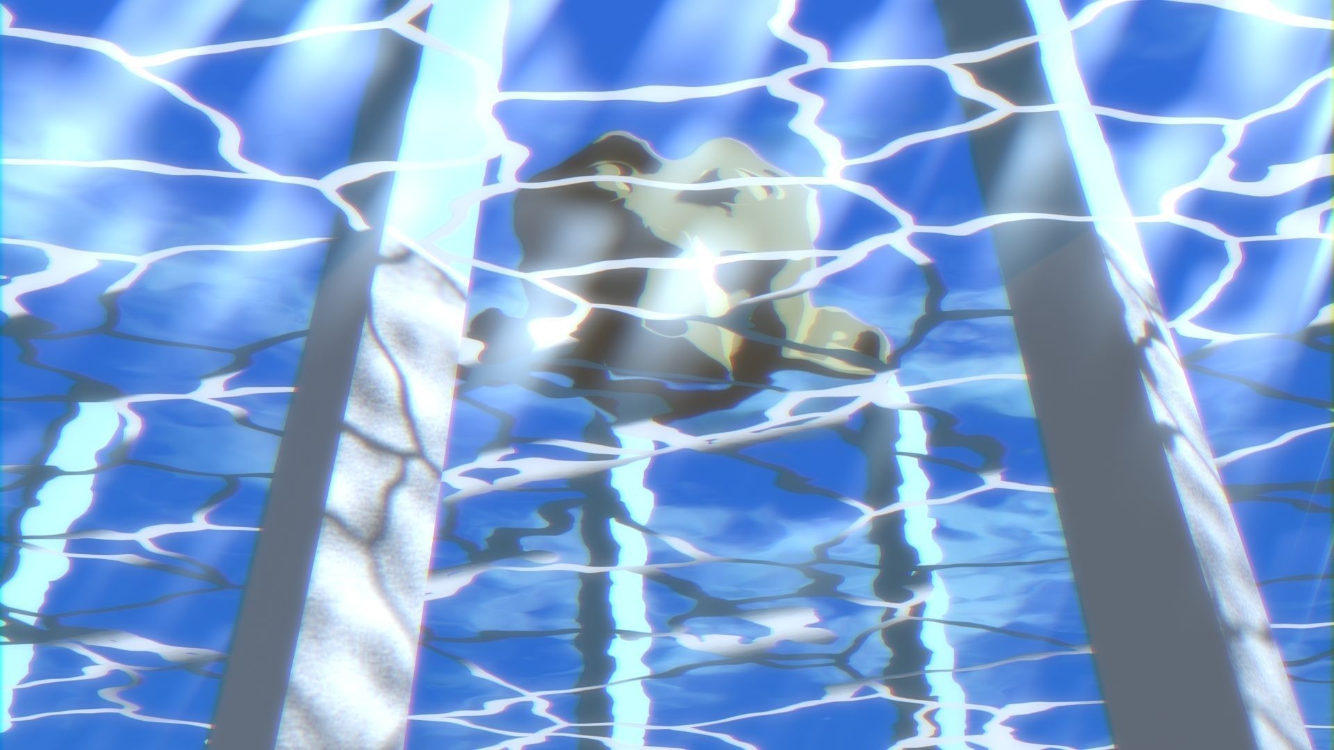 For Anime in Blender - Water Surface and Sun Rays 3D model_17