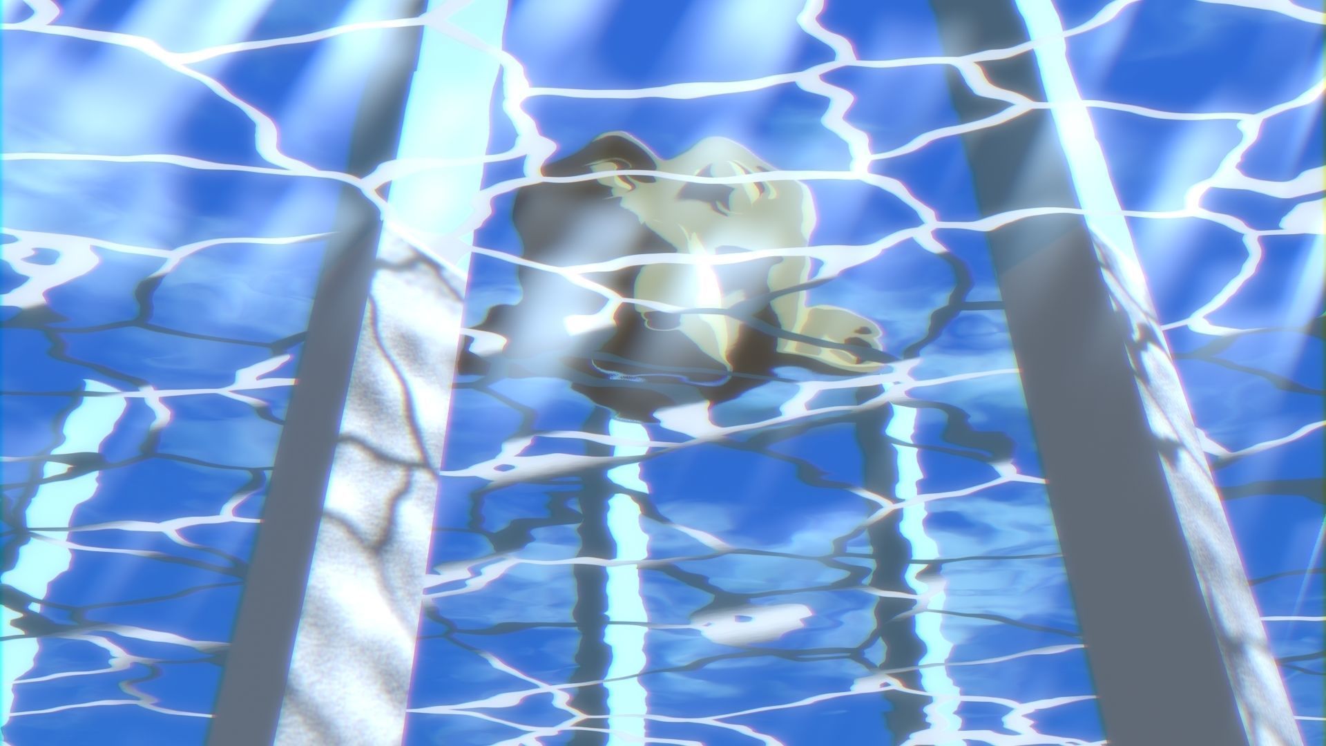 For Anime in Blender - Water Surface and Sun Rays 3D model_24