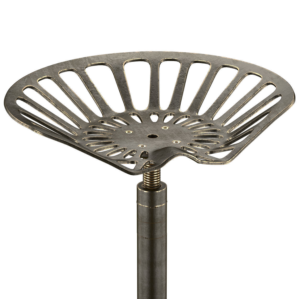 Tractor Seat Barstool 3D model_3