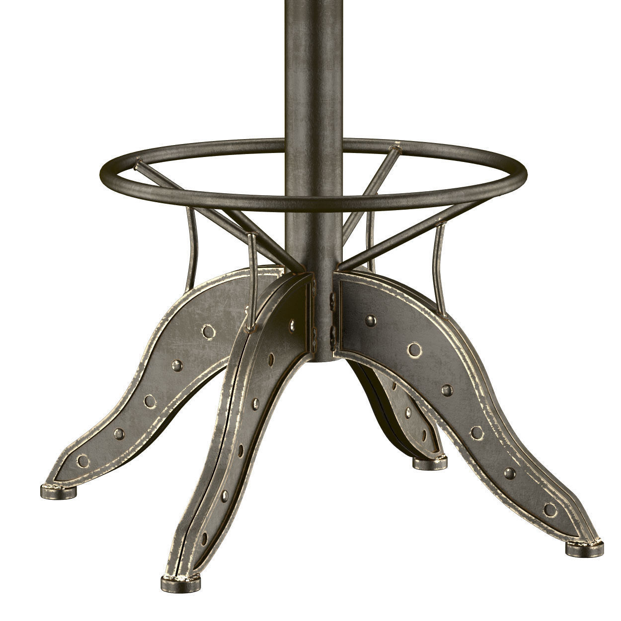 Tractor Seat Barstool 3D model_5