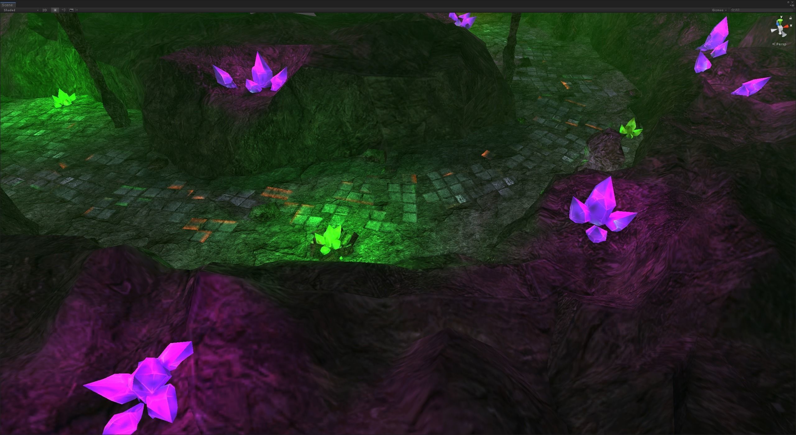 Casual Tiny Environment - Cave Set Low-poly 3D model_9