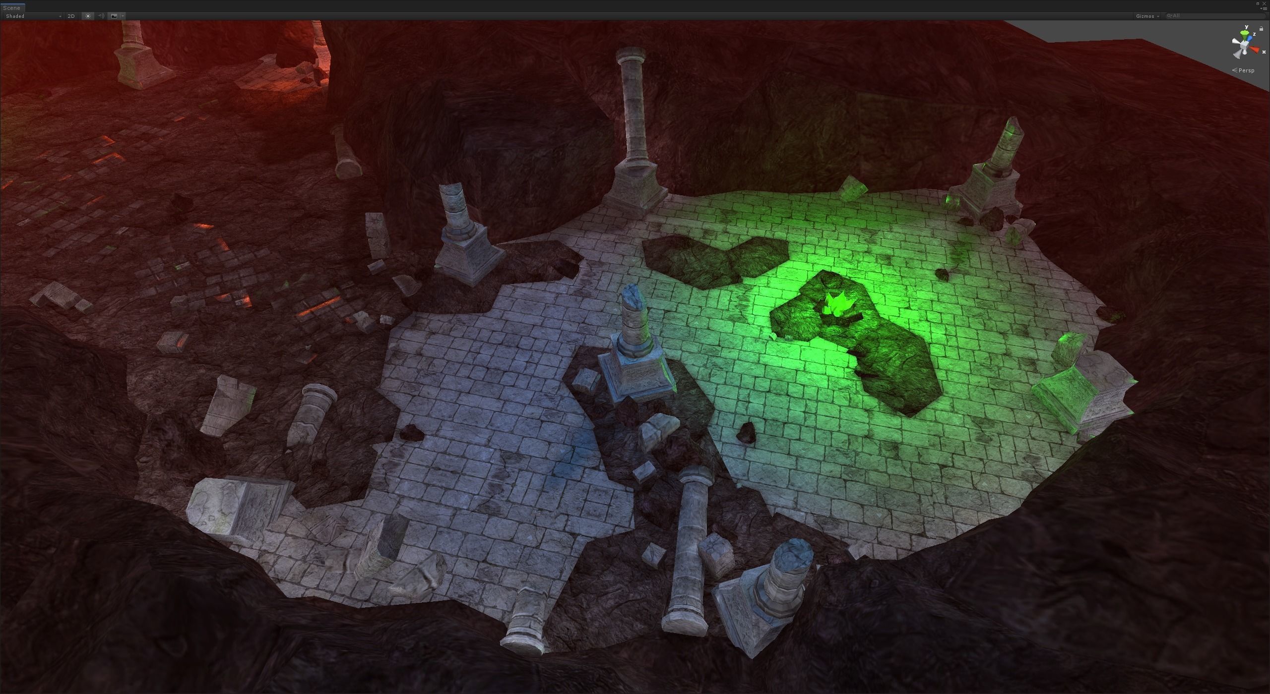 Casual Tiny Environment - Cave Set Low-poly 3D model_15