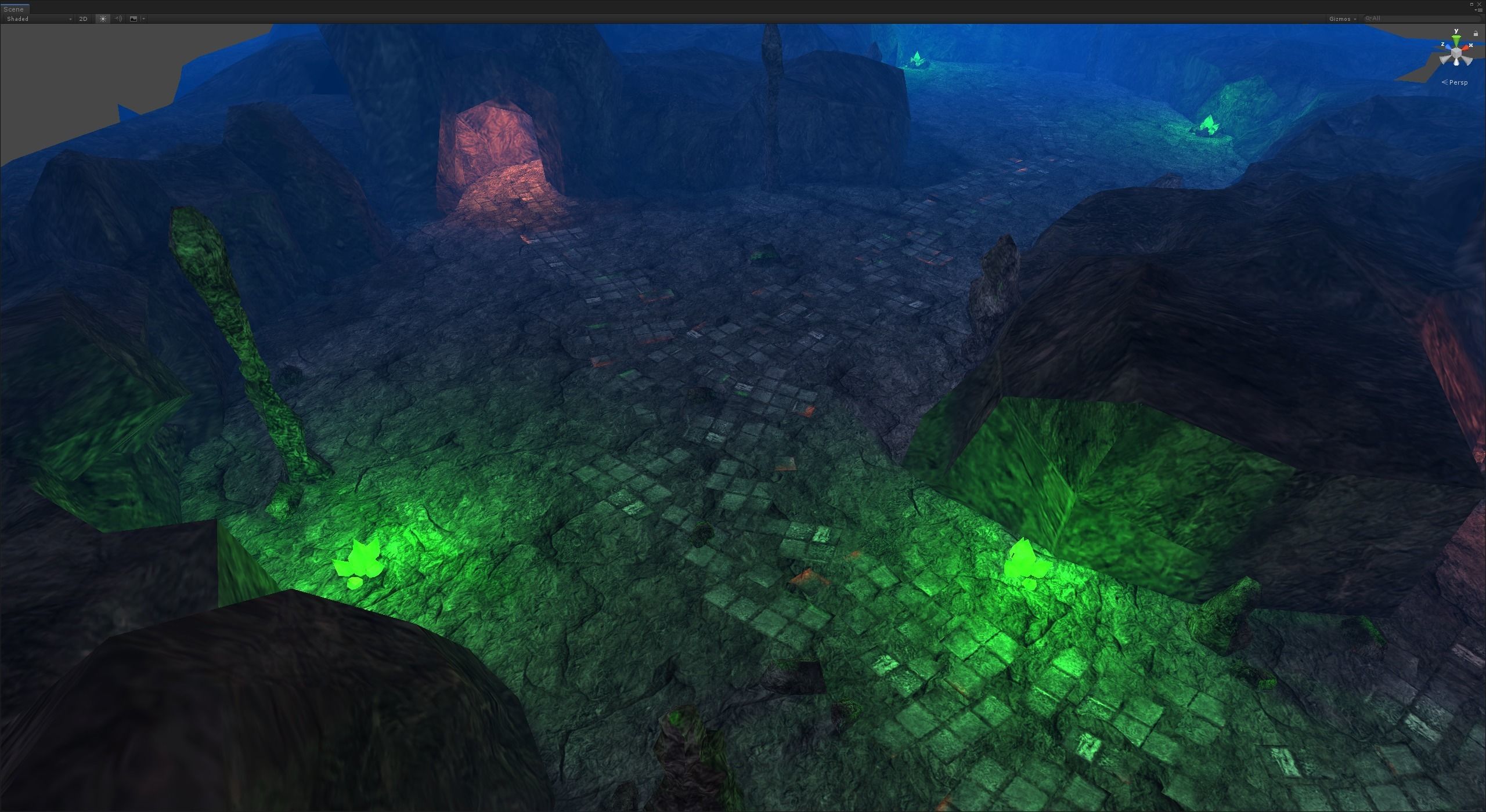 Casual Tiny Environment - Cave Set Low-poly 3D model_4