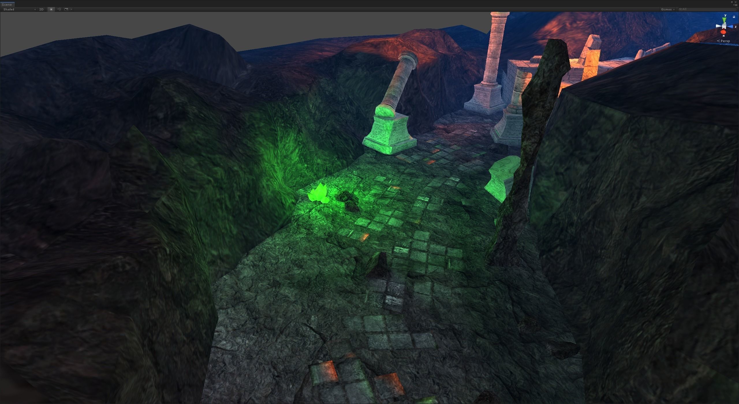 Casual Tiny Environment - Cave Set Low-poly 3D model_3