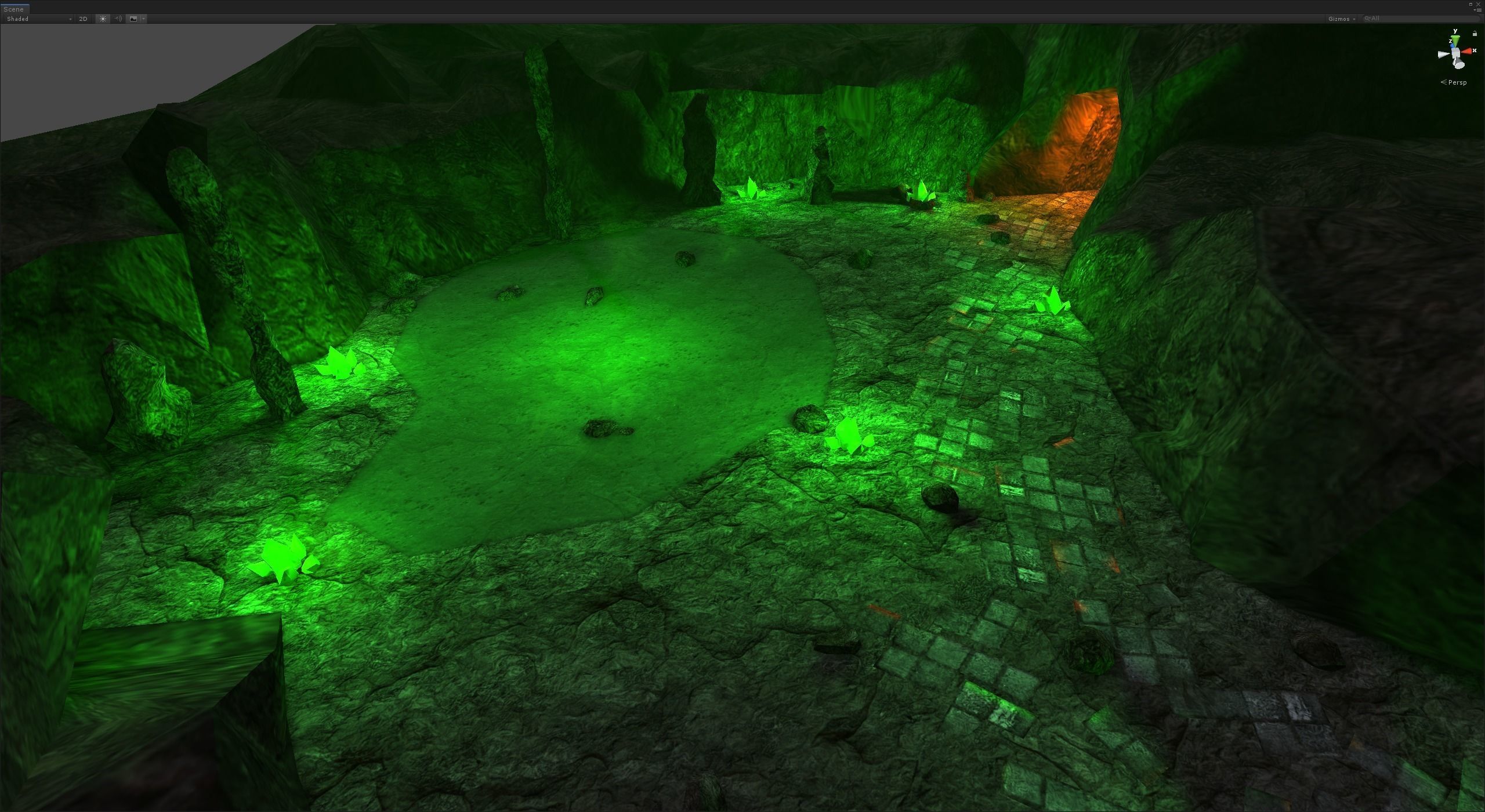 Casual Tiny Environment - Cave Set Low-poly 3D model_6