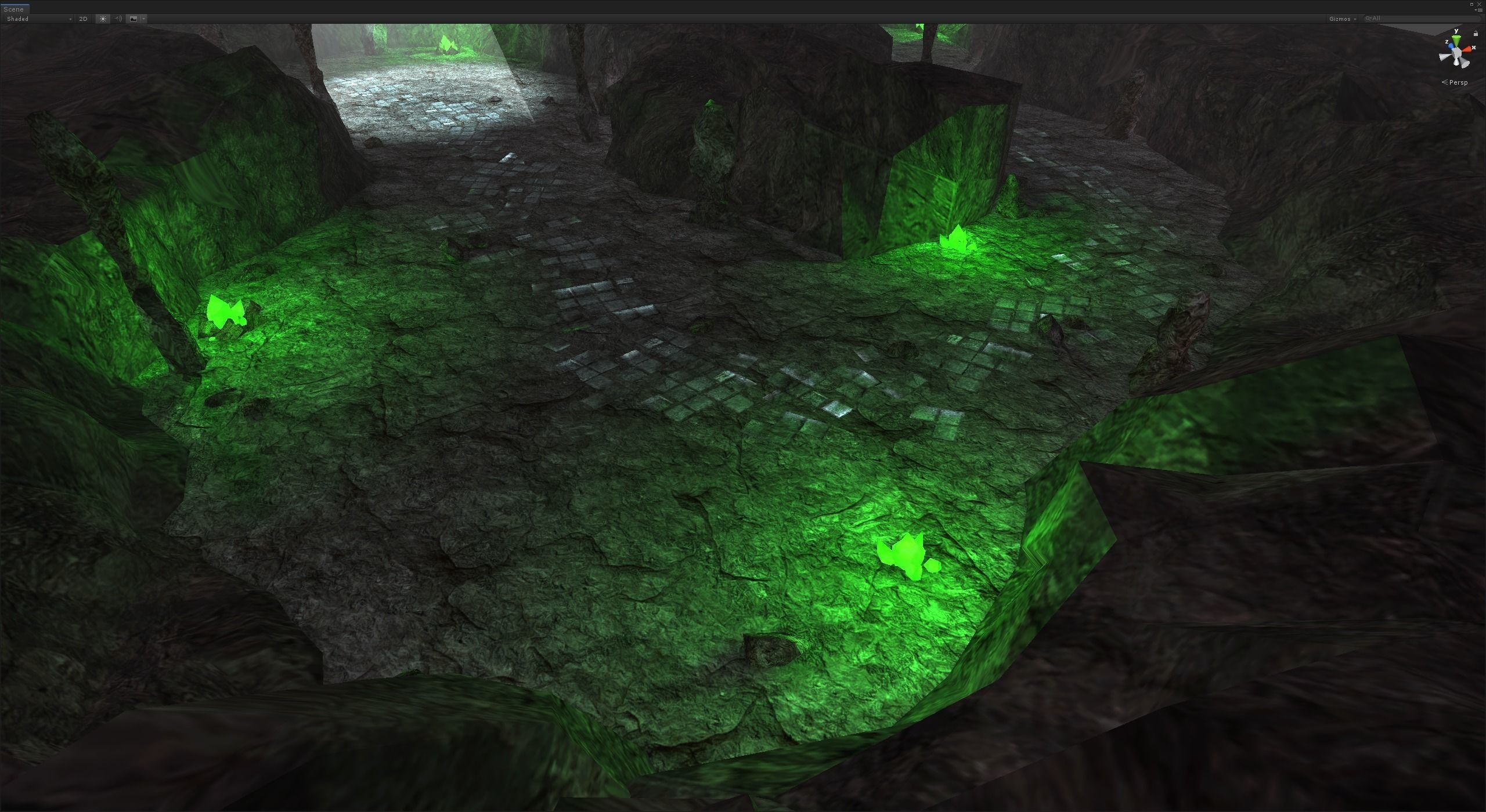 Casual Tiny Environment - Cave Set Low-poly 3D model_13