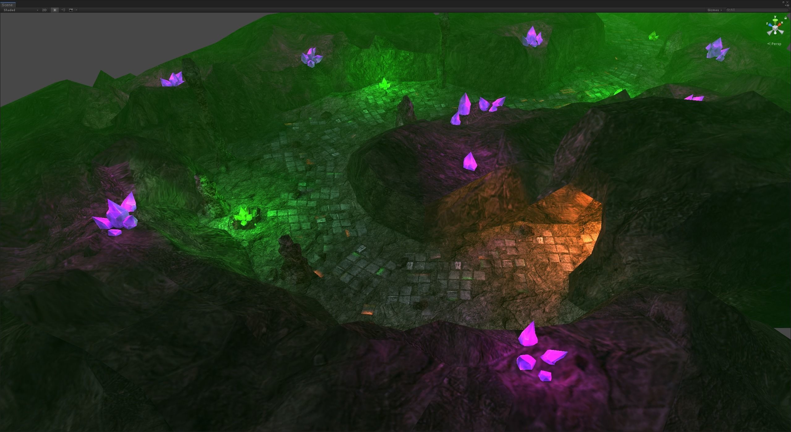 Casual Tiny Environment - Cave Set Low-poly 3D model_8