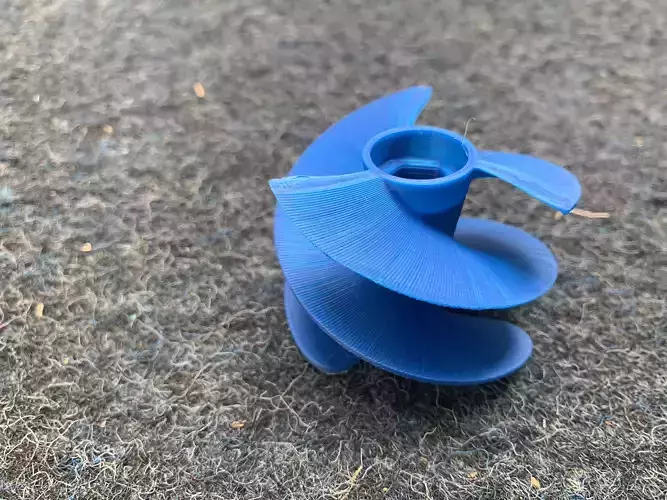 60 mm impeller less pitch more rpm free Free 3D model