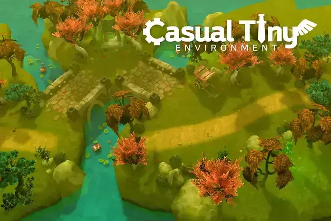 Casual Tiny Environment - Oriental Forest