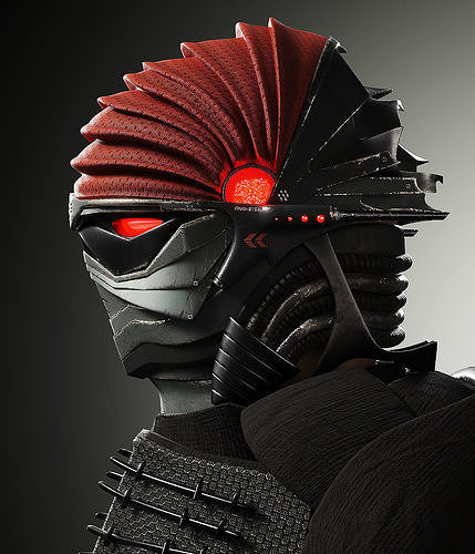 Warrior Helmet Ancient Low-poly 3D model