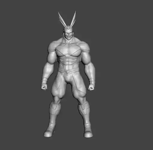 Toshinori Yagi All might 3D Model 3D print model
