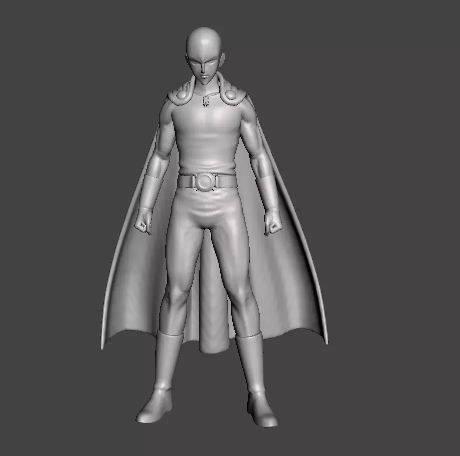 Saitama One punch man 3D Model 3D print model