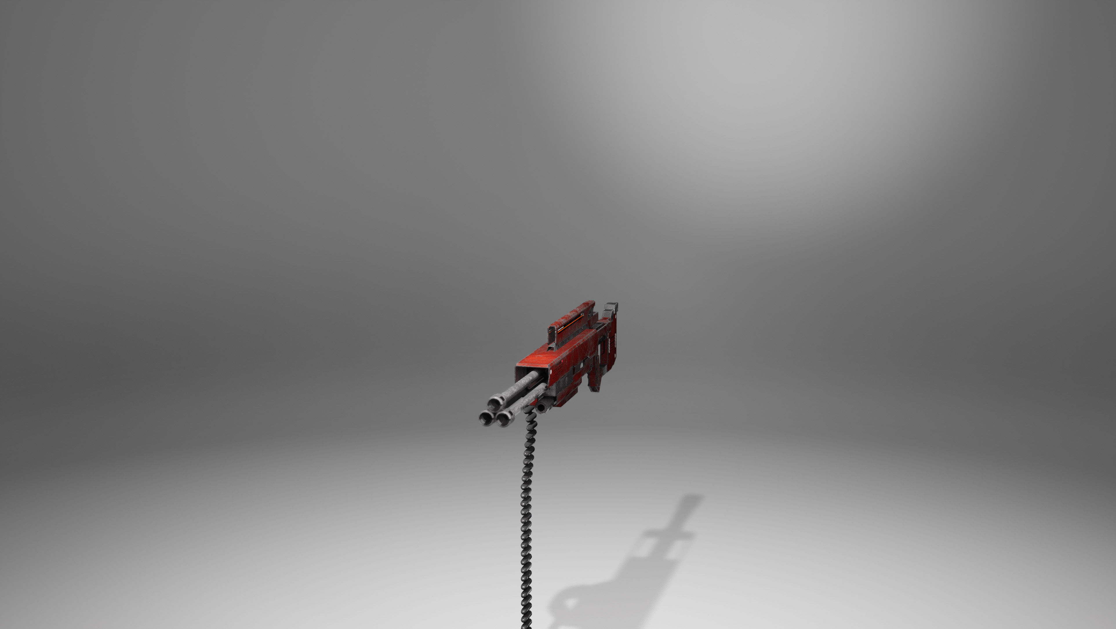 Sci-fi Weapons Low-poly 3D model_10