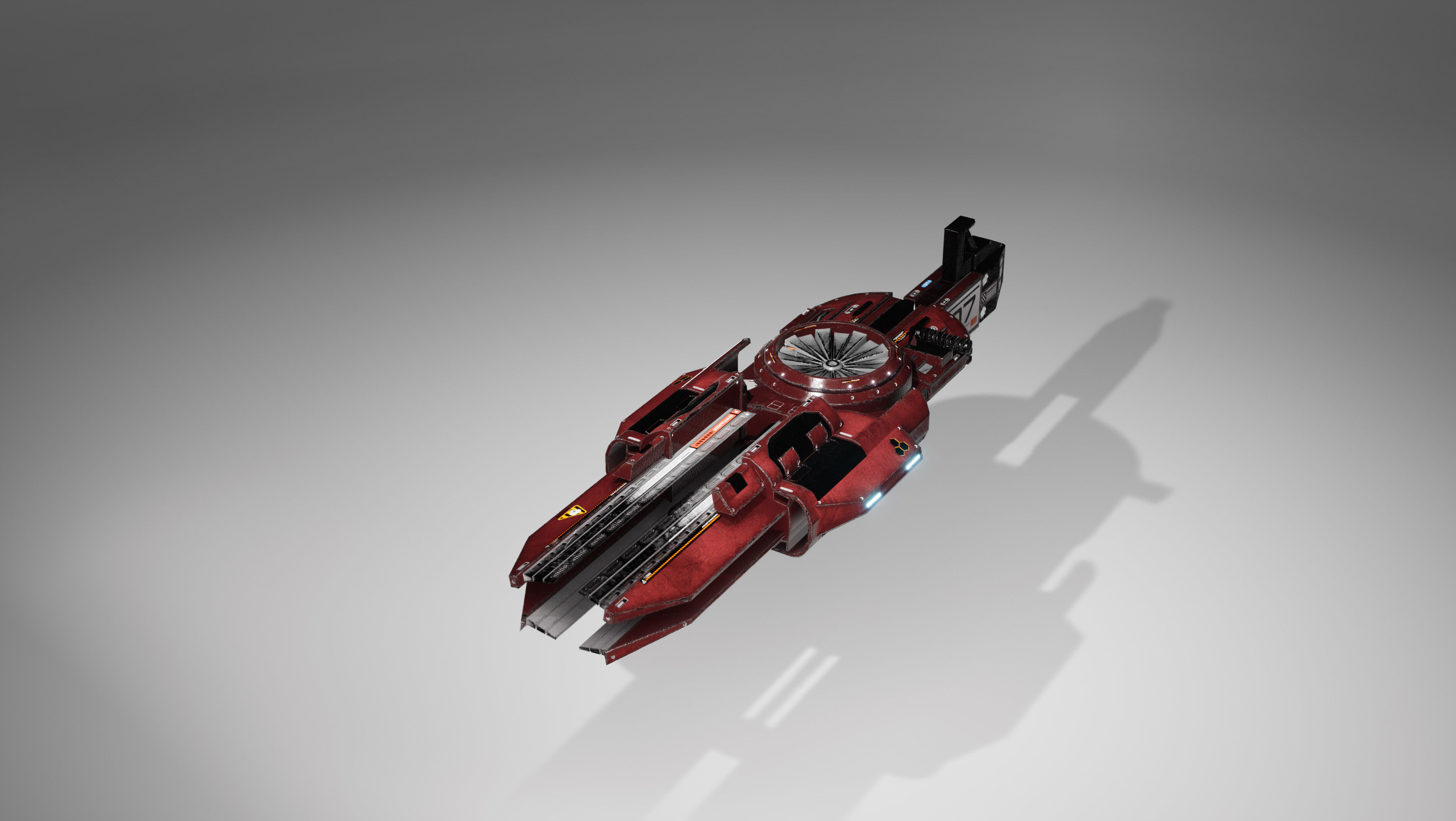 Sci-fi Weapons Low-poly 3D model_11