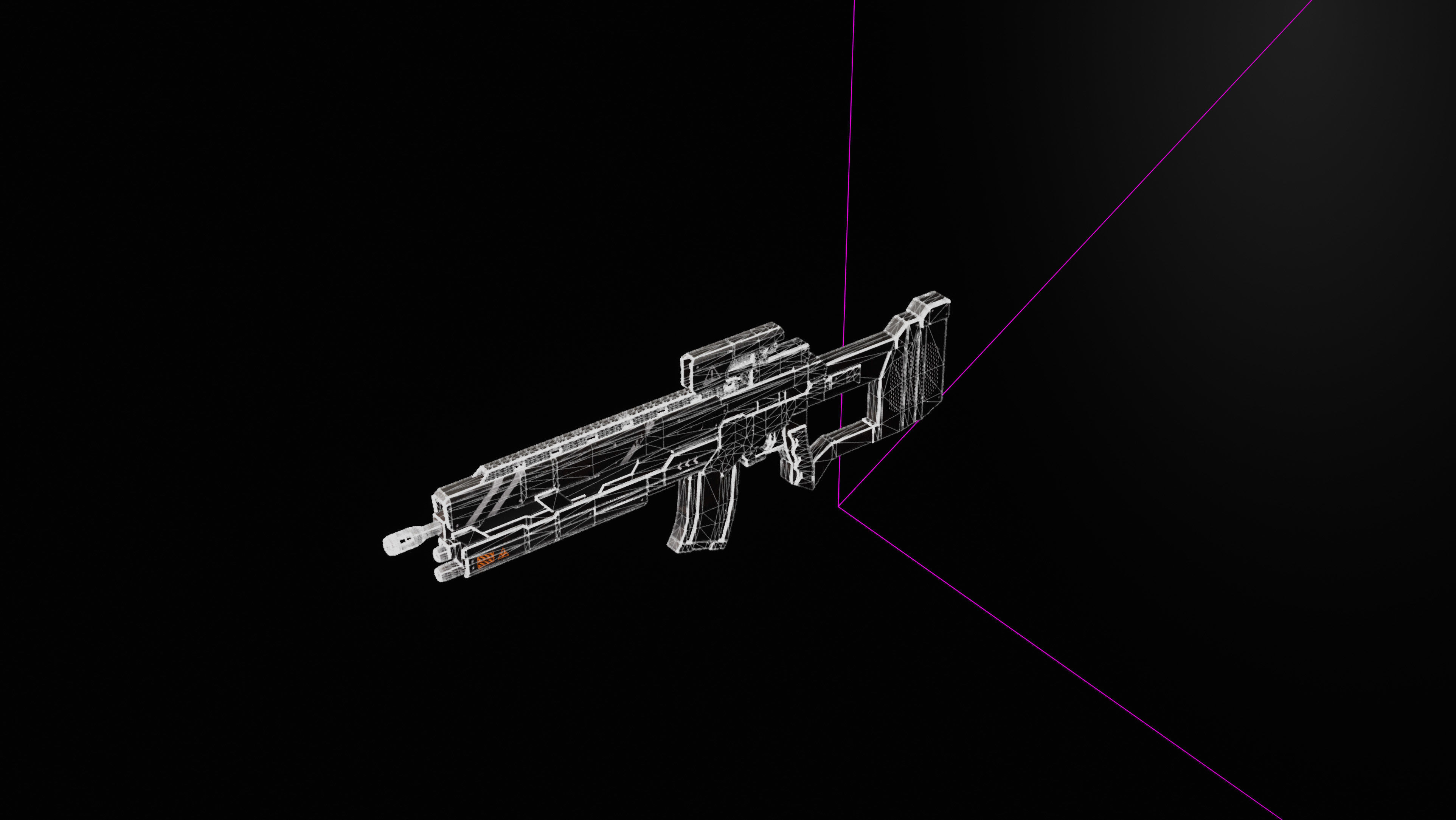 Sci-fi Weapons Low-poly 3D model_5