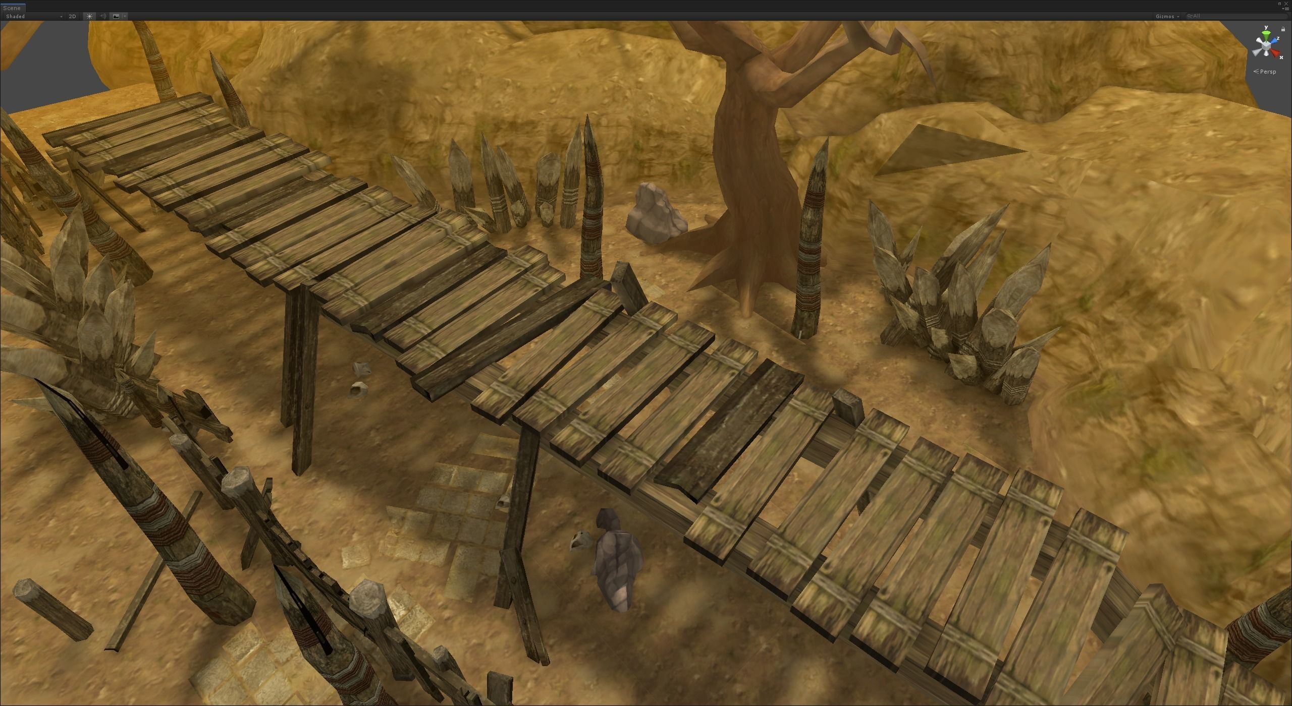 Casual Tiny Environment - Wasteland Set Low-poly 3D model_3