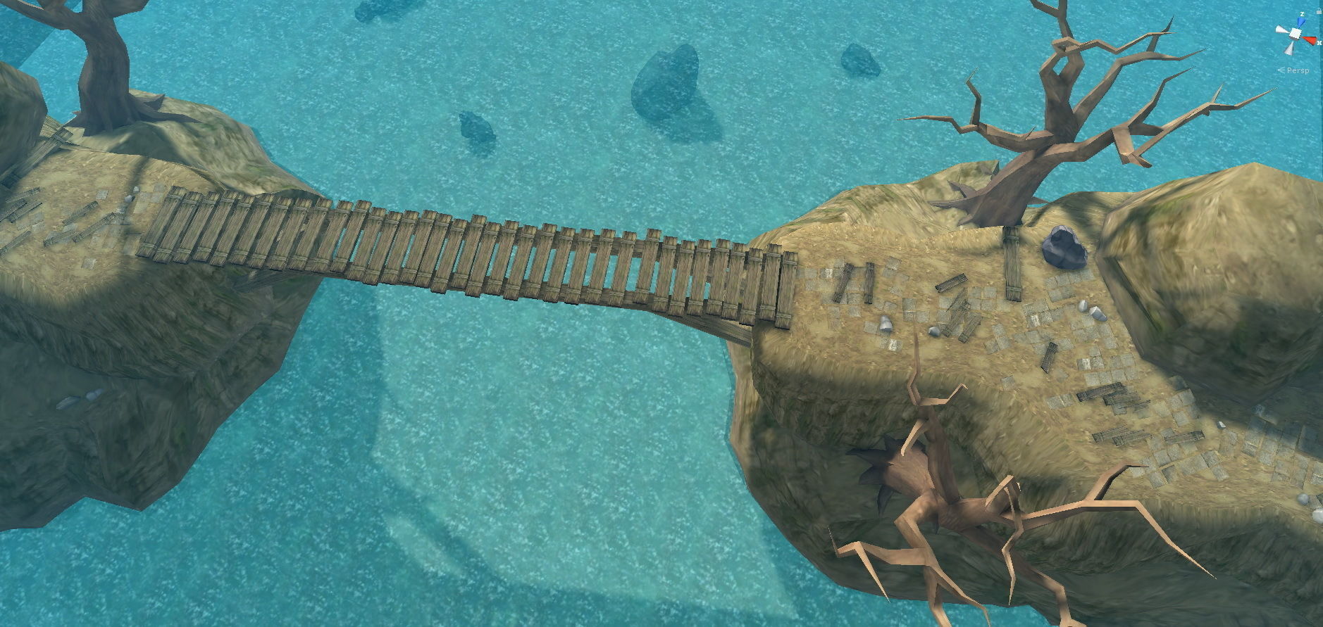 Casual Tiny Environment - Wasteland Set Low-poly 3D model_6