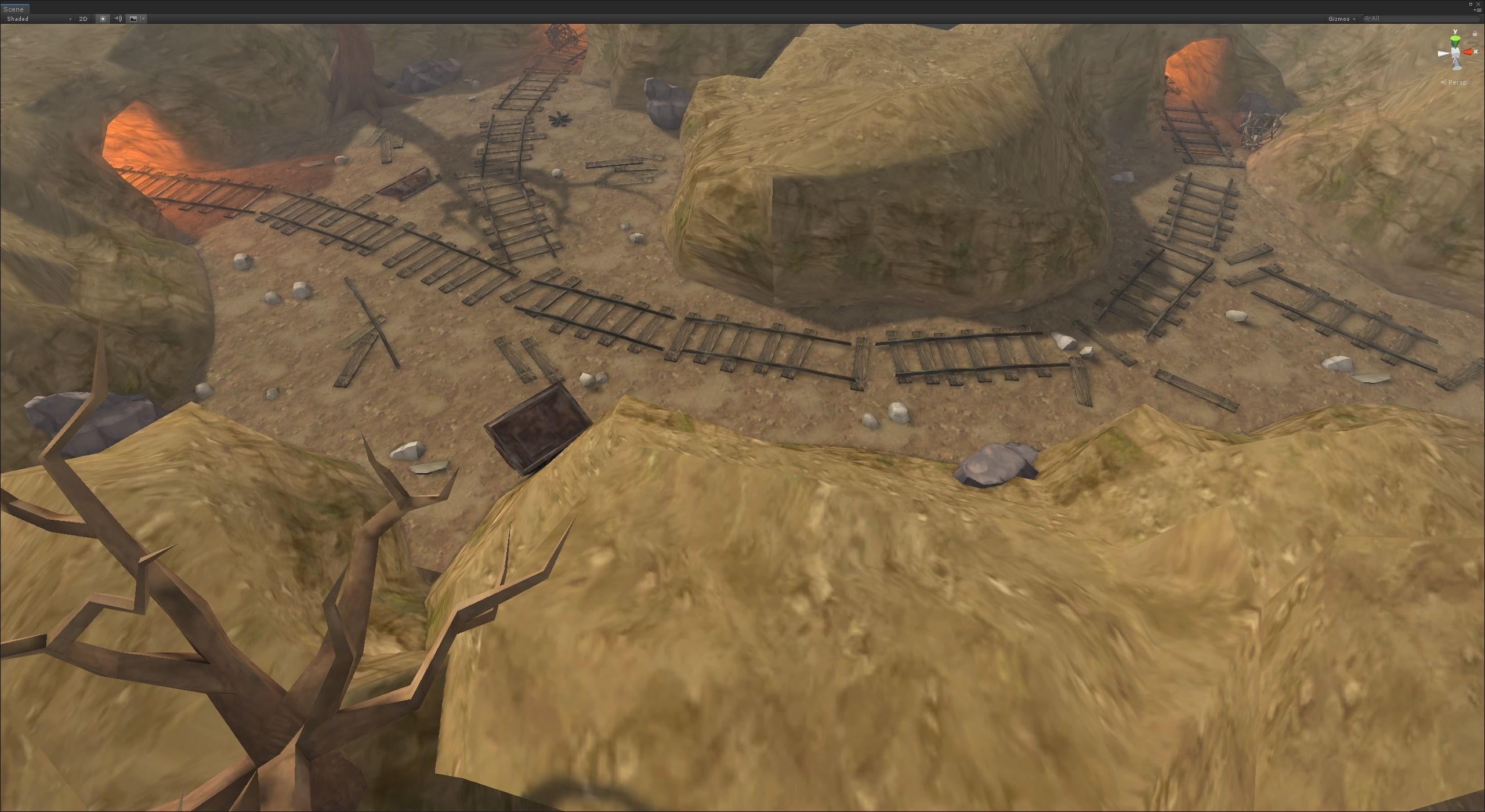 Casual Tiny Environment - Wasteland Set Low-poly 3D model_8