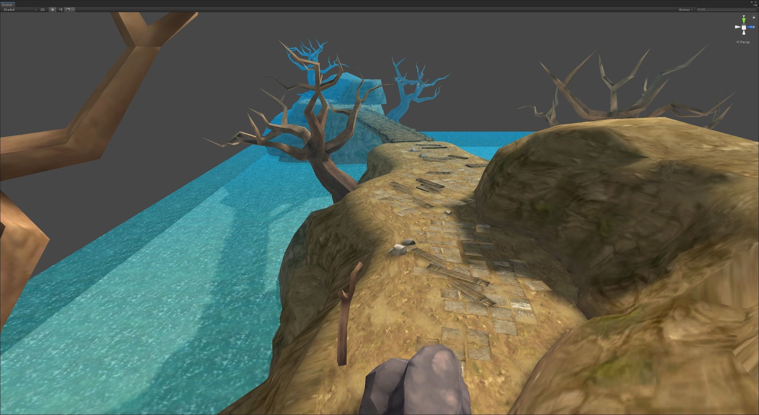 Casual Tiny Environment - Wasteland Set Low-poly 3D model_7