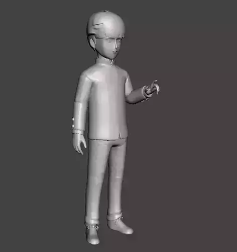 Shigeo Kageyama Mob Psycho 100 3D Model 3D print model