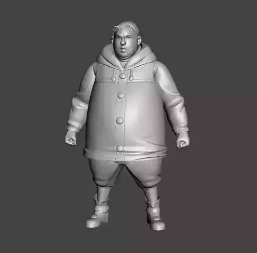 Fat King Seven Deadly Sins 3D Model 3D print model