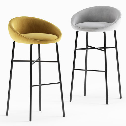 BLOOM BAR STOOL 3D model